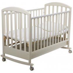 Слоновая кость - Papaloni кроватка-качалка Джованни 120х60