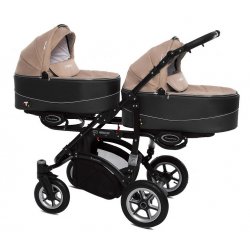 12 Beige - Детская коляска BabyActive Twinny (2 в 1)