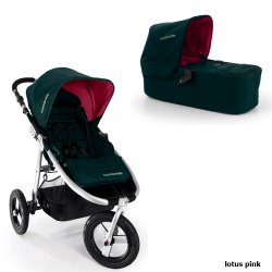 lotus pink - Детская коляска Bumbleride Indie Carrycot (2 в 1)
