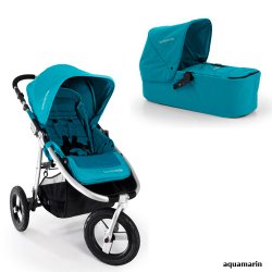 aquamarin - Детская коляска Bumbleride Indie Carrycot (2 в 1)