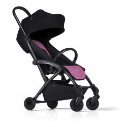 Black/Pink - Коляска Bumprider Connect для тройни 2 в 1
