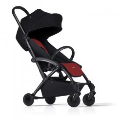 Black/Red - Коляска Bumprider Connect для тройни 2 в 1