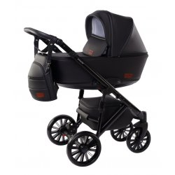 Black - Детская коляска DeLorean Smart 3 в 1