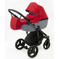 6 Красный Серый - Детская коляска RAY Corsa 3 в 1