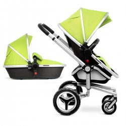 Lime/Silver - Детская коляска Silver Cross Surf 2 (2 в 1)